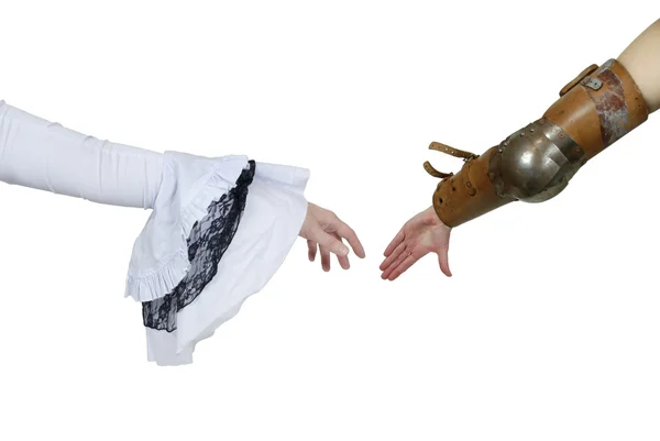 Medieval Grasp Hands — Stock Photo, Image