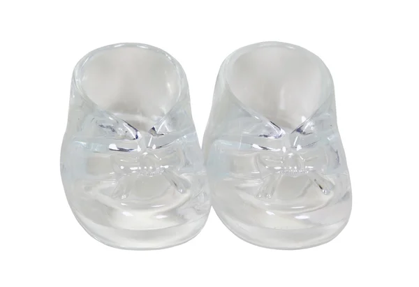 Botines de bebé de cristal —  Fotos de Stock