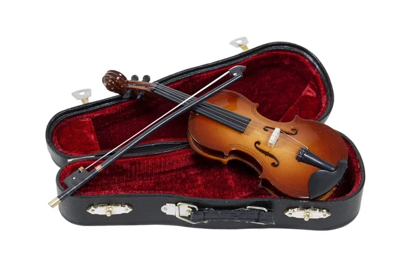 Redo att spela fiol — Stockfoto
