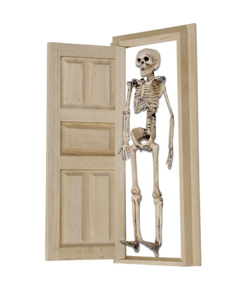 Esqueleto en el armario — Foto de Stock