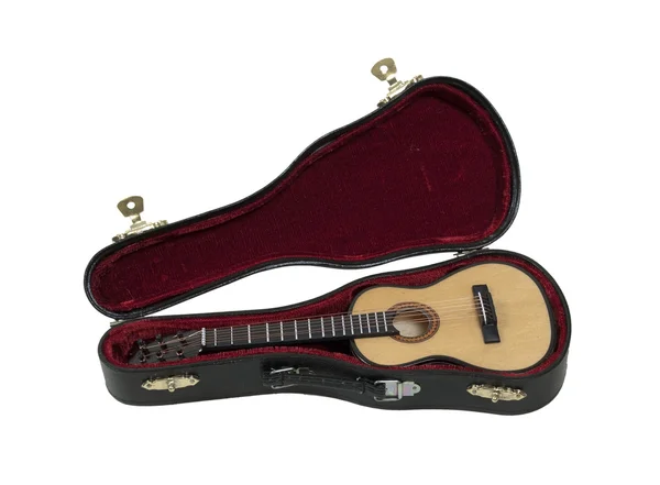 Guitarra com caixa — Fotografia de Stock