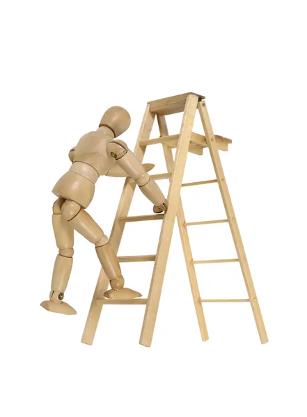 Climbing Ladder — Stock Photo, Image