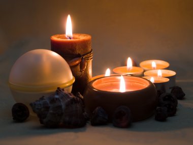 Aromatic candle's 2 clipart