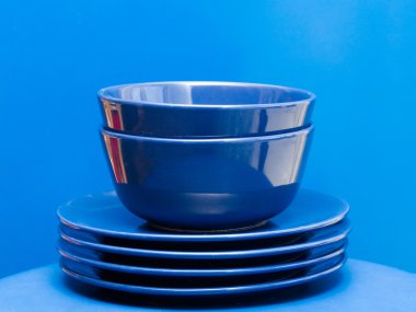 Plates and bowls clipart