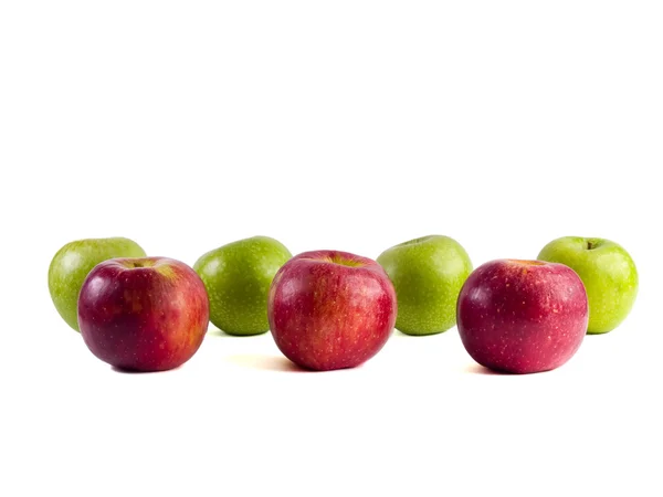 Сім яблука — стокове фото