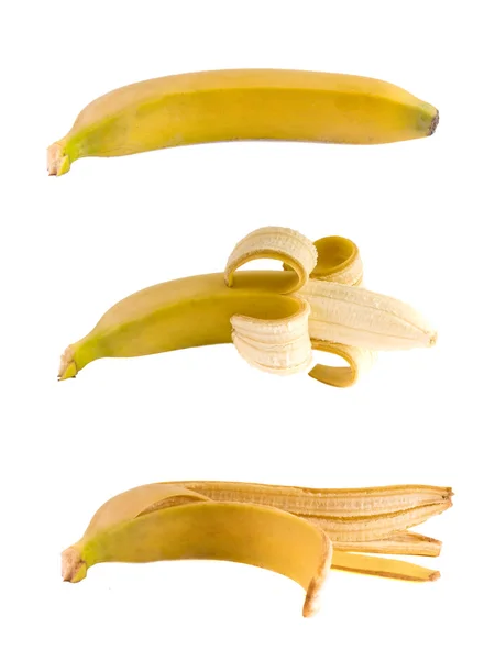 3 банана — стокове фото