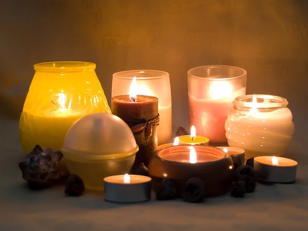 Aromatyczne świeczki 3 — Zdjęcie stockowe