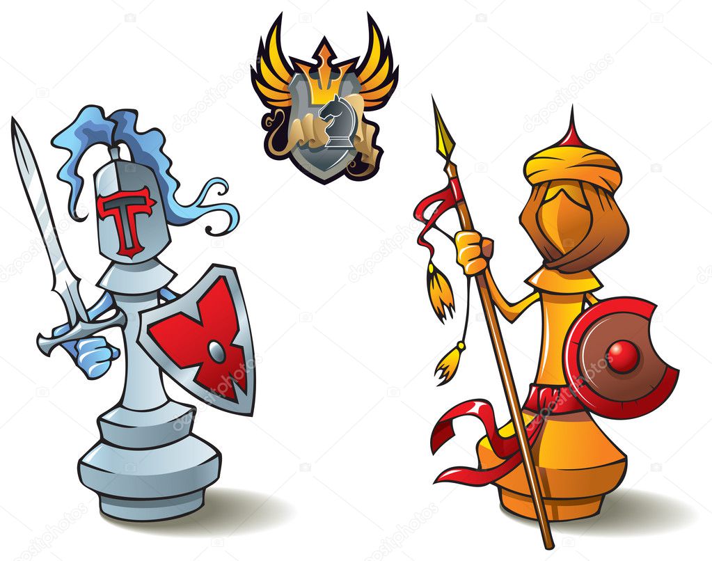 Chess set: Bishops