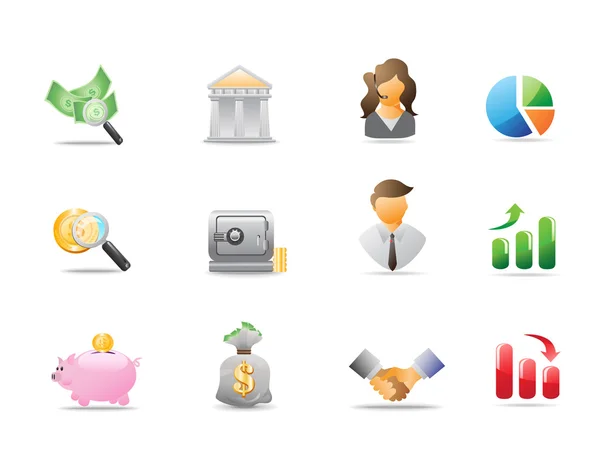 Bank icons — Stock Vector