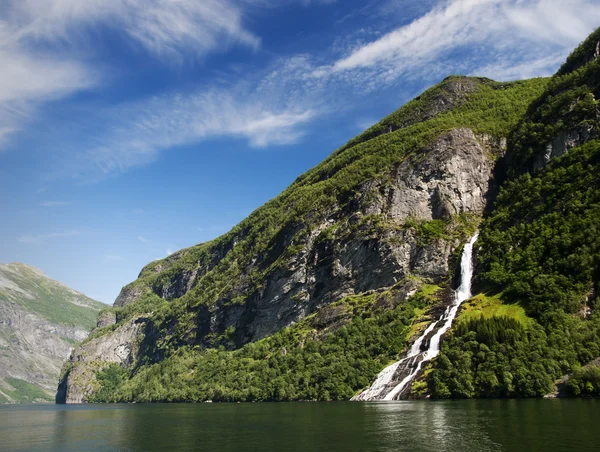 Geiranger fjord, Norsko — Stock fotografie