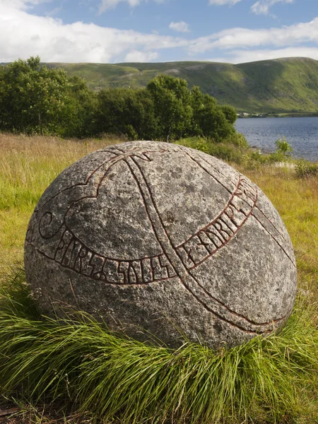 Gesneden viking steen — Stockfoto