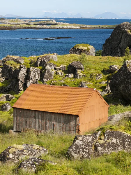 Lofoten 해안 풍경 — 스톡 사진