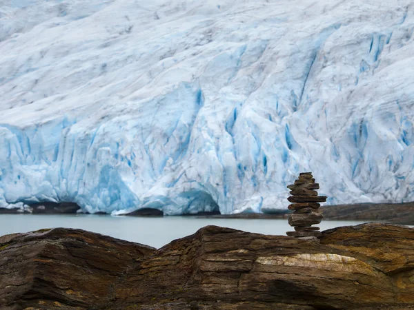 Svartisen glaciär, Norge — Stockfoto
