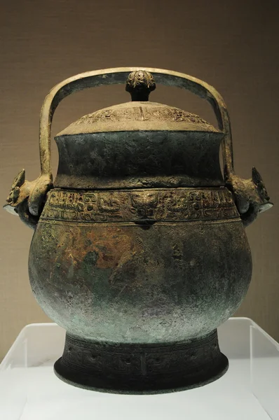 古代中国の青銅アンティーク — ストック写真
