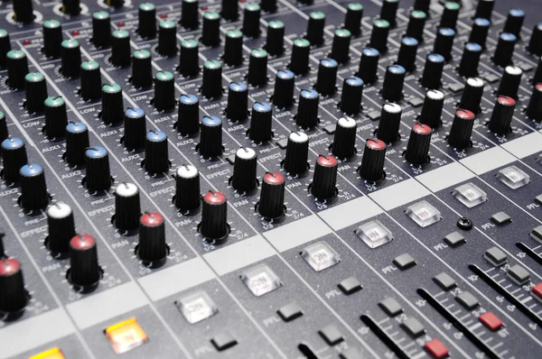stock image Mixers with lots of button