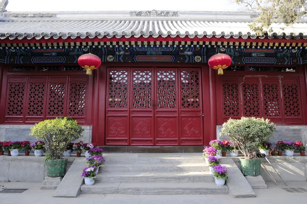 Cour résidentielle traditionnelle chinoise — Photo
