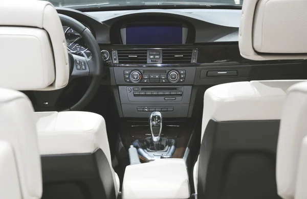 Inside luxury car — Stock Photo, Image