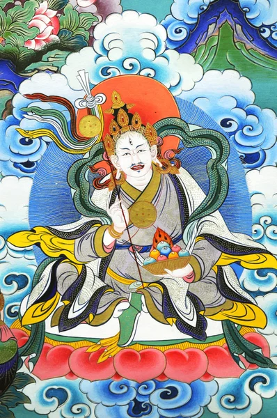Budismo pintura arte do Tibete — Fotografia de Stock
