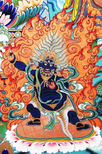 Buddhismus Malerei Kunstwerk von Tibet — Stockfoto