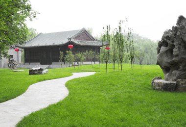 geleneksel yapı ve Çin'de park