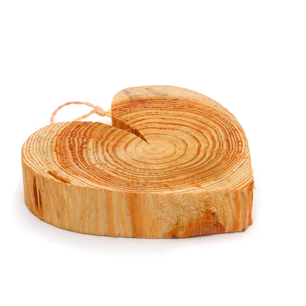 Cuore di legno — Foto Stock