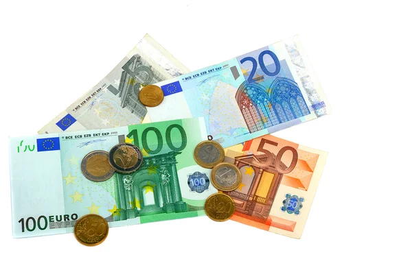 Euro peníze — Stock fotografie
