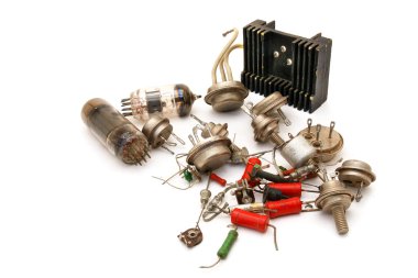 Radio components clipart