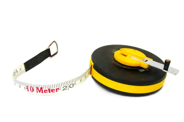 Инструмент измерения рулетки — стоковое фото