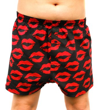 Red men's underwear clipart