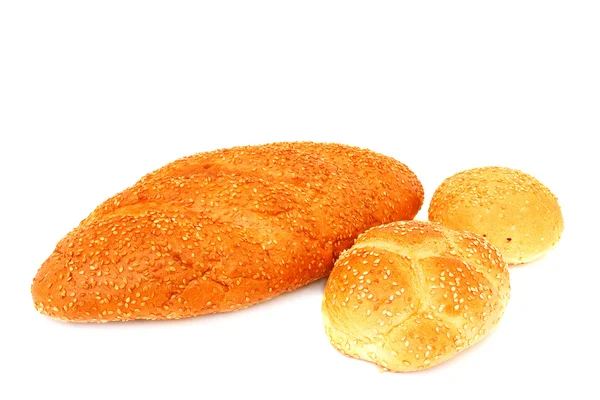 Свежий белый хлеб — стоковое фото