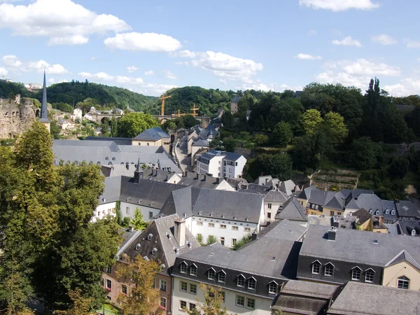 stock image Travel to Europe, Luxemburg, street