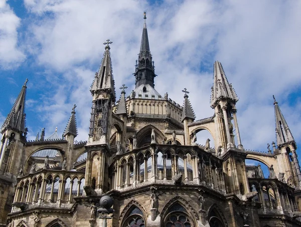 França, Reims, catedral, detalhe Fotografias De Stock Royalty-Free