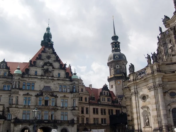 Alemania, Dresde, edificio envejecido Fotos de stock