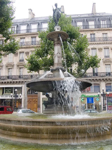 France, Paris, fountain — Stock Photo, Image