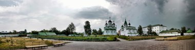 Saviour-Transfiguration mans monastery, Murom, panorama clipart