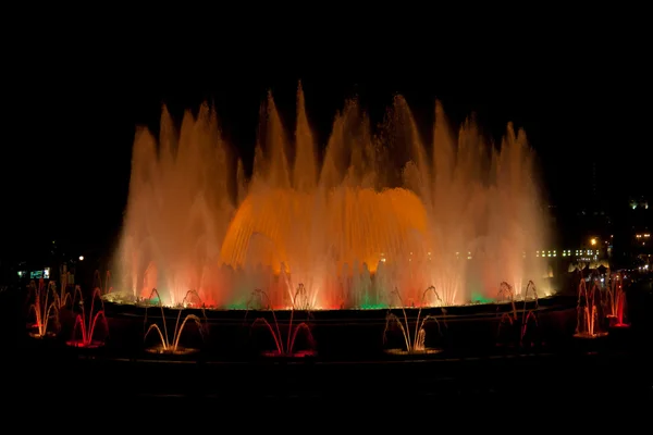 stock image Magic fountain in Barcelona