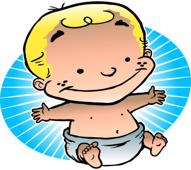 Sitting Baby clipart