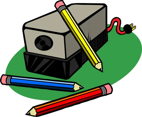 Taille-crayon électrique — Image vectorielle