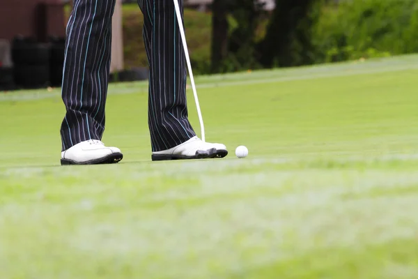 Poner golfista — Foto de Stock