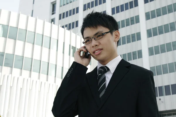 Ügyvezető, a telefon — Stock Fotó