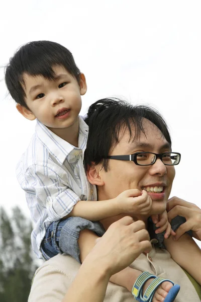 Pai e filho — Fotografia de Stock