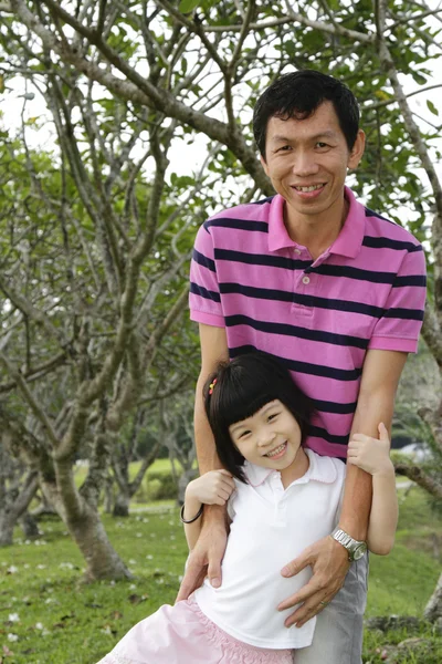 Vader en dochter — Stockfoto