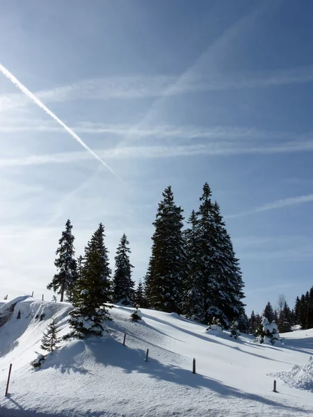 Dağ winter hill — Stok fotoğraf