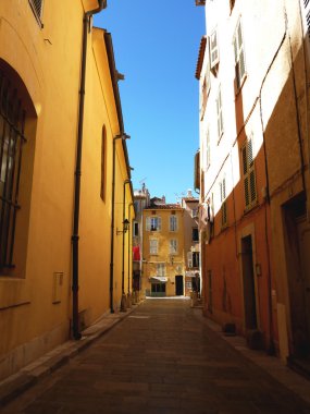 Saint-Tropez street, France clipart