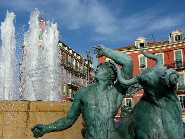 stock image Fountain at Nice, France