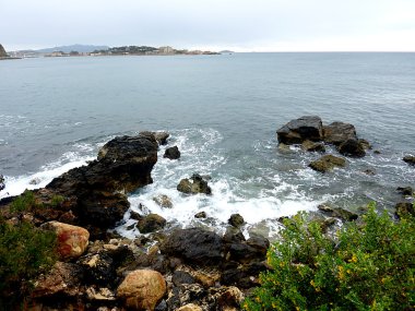 Fransa Akdeniz'in kıyı şeridi