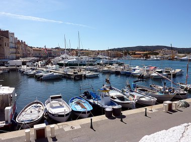 Saint-Tropez port, France clipart