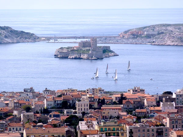 Om slottet, Marseille, Frankrike — Stockfoto
