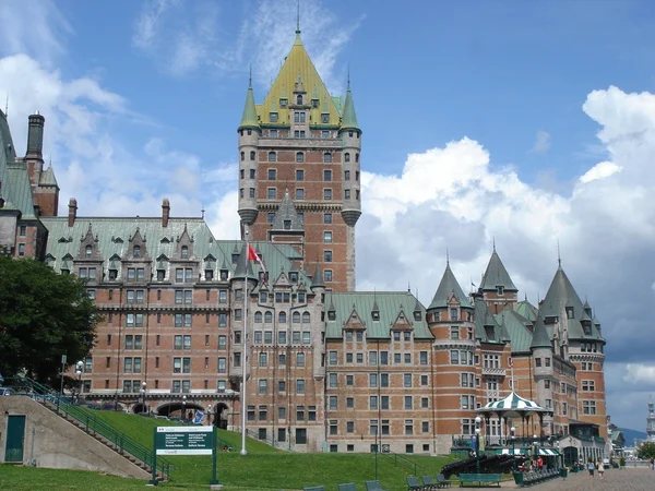 Frontenac Castle, Québec, Kanada — Stockfoto