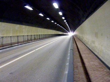 Tunnel and light clipart